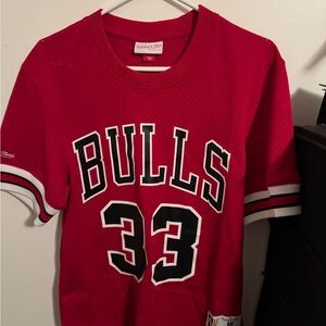 Mitchell & Ness Red Crewneck Sweater